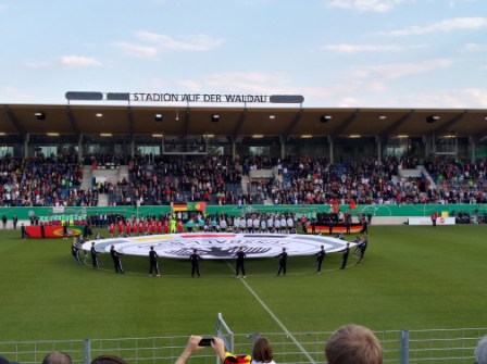 Die 7a beim U21-Länderspiel